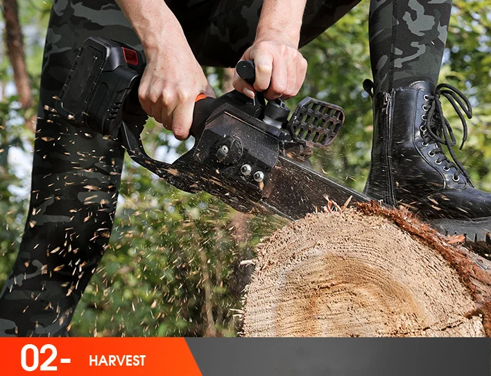 Rechargeable Electric Chain Saw Pruning Saw Wireless Logging Saw