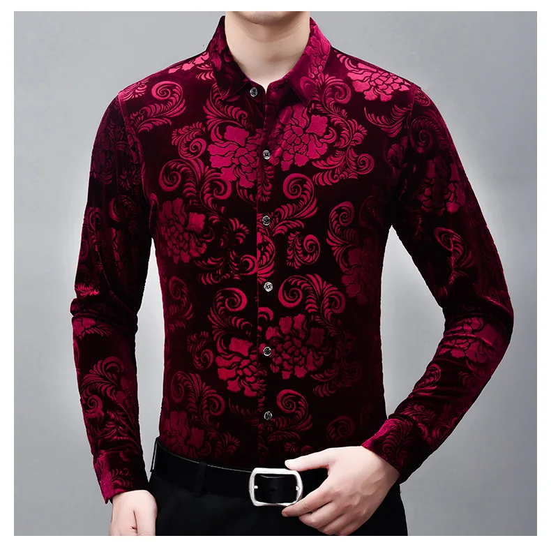Bright Colored Printed Mens Party Wear ...