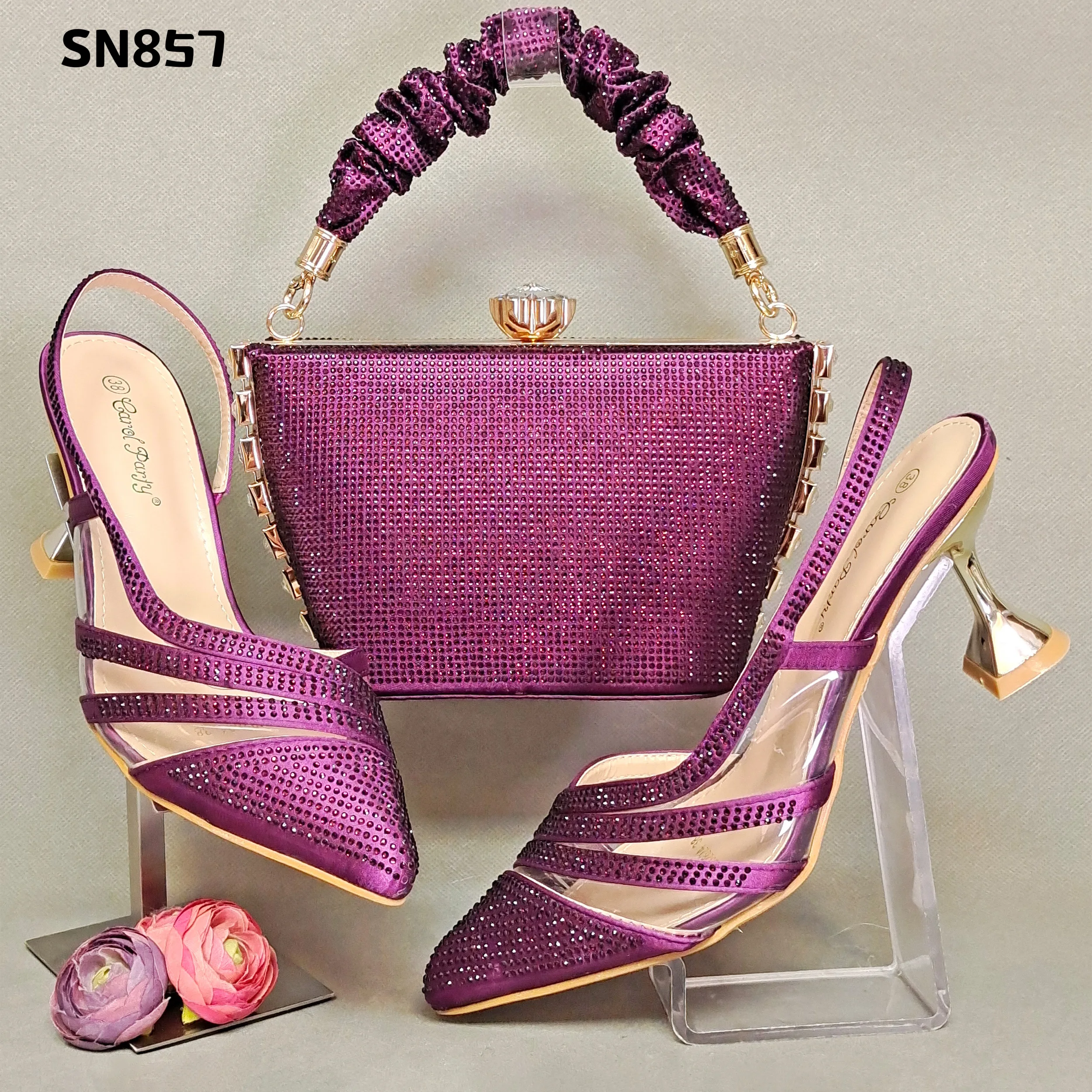 Shoes, Shoes With Matching Purse Bag Set In Pink White
