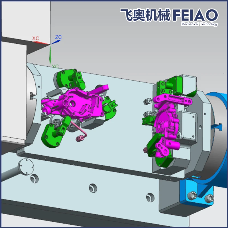 Hydraulic Tooling For Automotive Engine Cylinder Block Welding Fixture