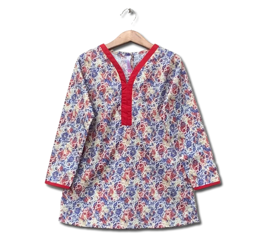 Pakistani Baby Girl Cotton Printed Dresses Children Summer Casual OEM Service Short Medium Girls PK Support Soft Silky Dress