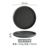 Assiette de 10 pouces avec rebord