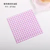 100 feuilles de papier huilé à carreaux violets
