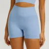 Pantalones cortos - Gris azulado, largo tres cuartos