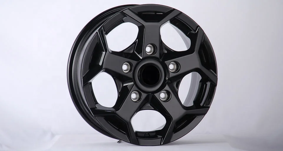 Alloy Racing Wheel 16 Inch 6.5J Black, 5 Spoke, 160 PCD for 