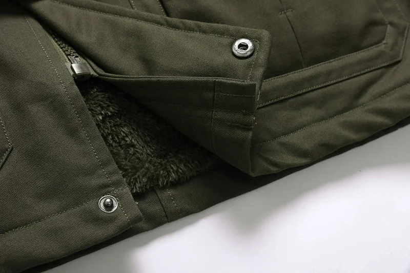 Men's Winter Parka Coat With Detachable Hood For Men_voghion.com