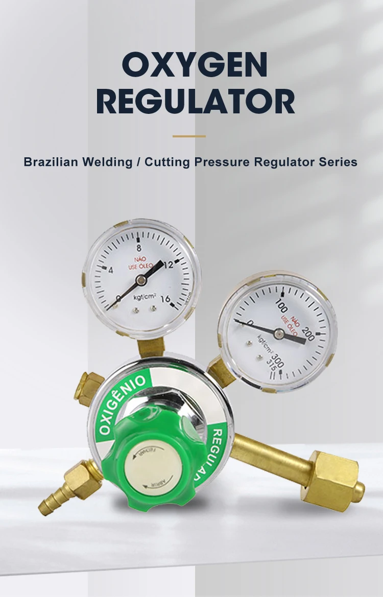 Fully Brass Brazilian Type Industrial Oxygen O2 Welding/Cutting ...