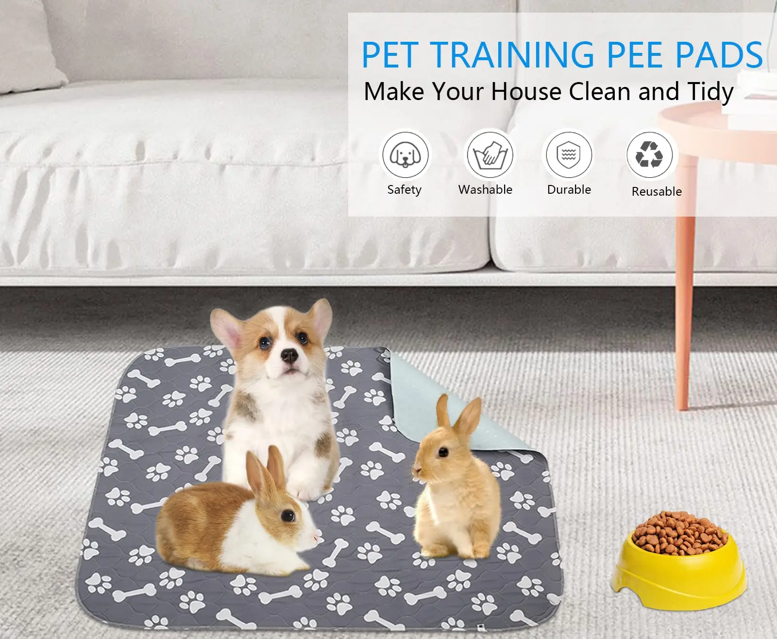 Custom Washable Dog Pee Pad