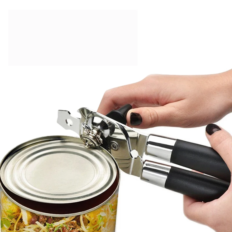 Stainless Steel Can Opener Multifunction Manual Can Tin Opener Bottle Opener