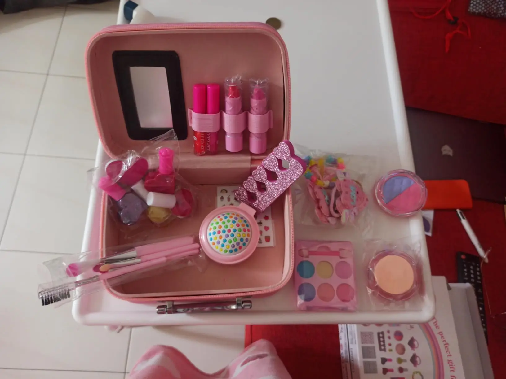 Makeup Kit for Kids Washable, Real Cosmetics for Girls