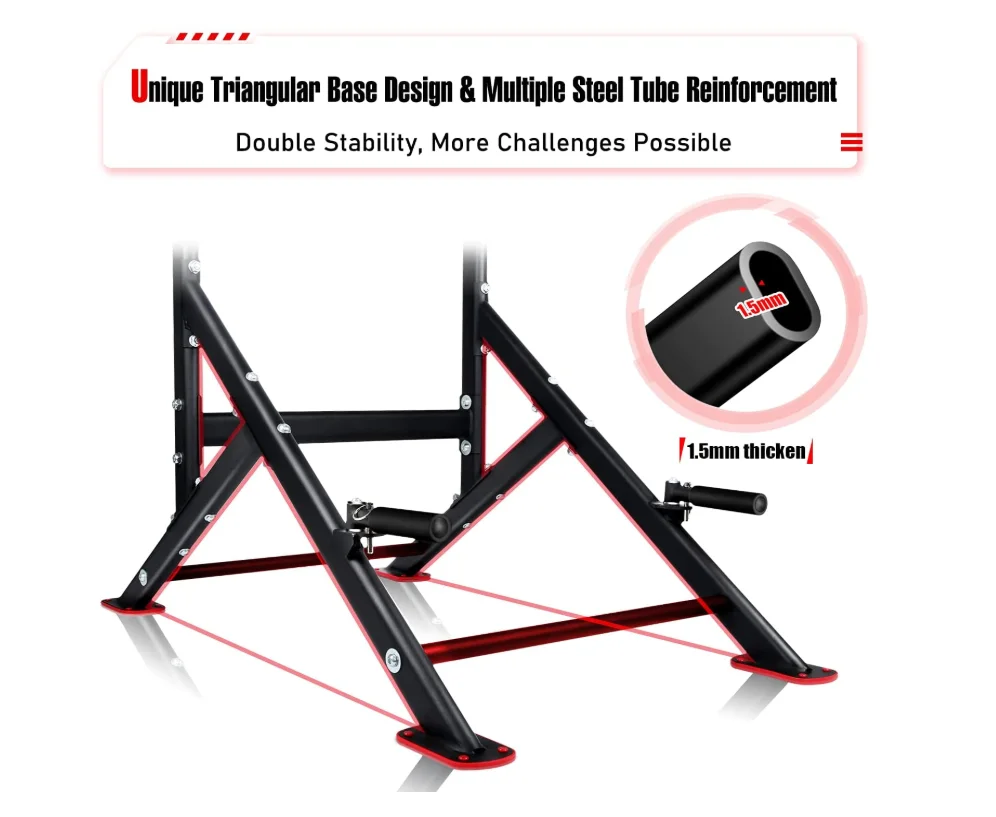 Силовая Башня Dip-станция, вытяжной стержень для домашнего тренажерного зала, оборудование для силовых тренировок, 400 фунтов.