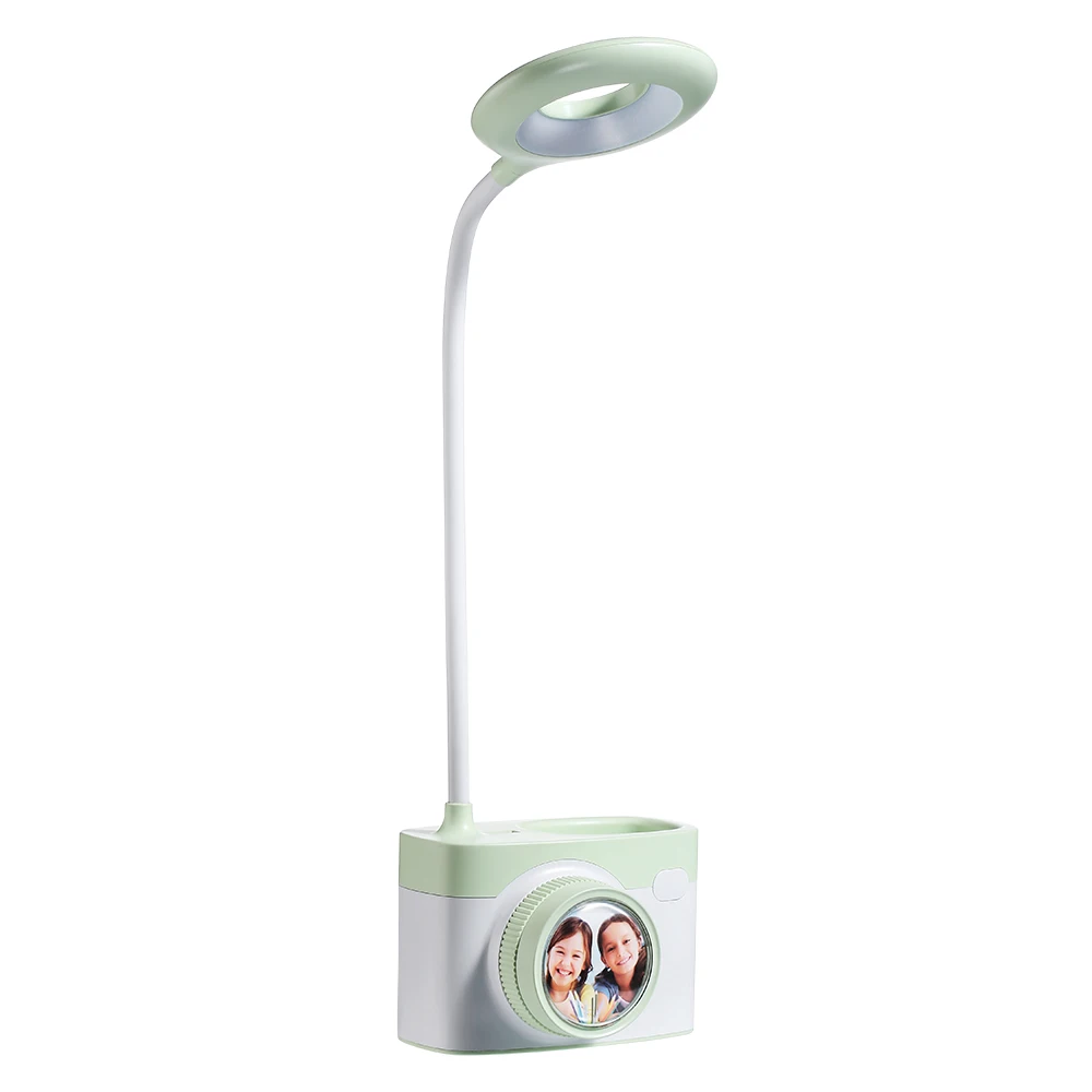 Adorable camera shape silicone LED night light solar desk lamp with Touch Sensor LED Table Lamp