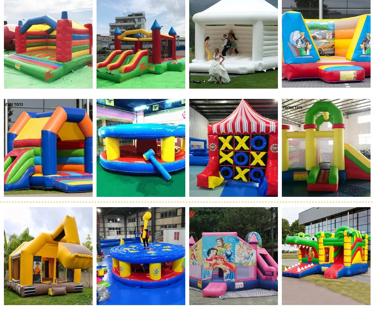 Белый надувной батут, надувной батут, надувной замок