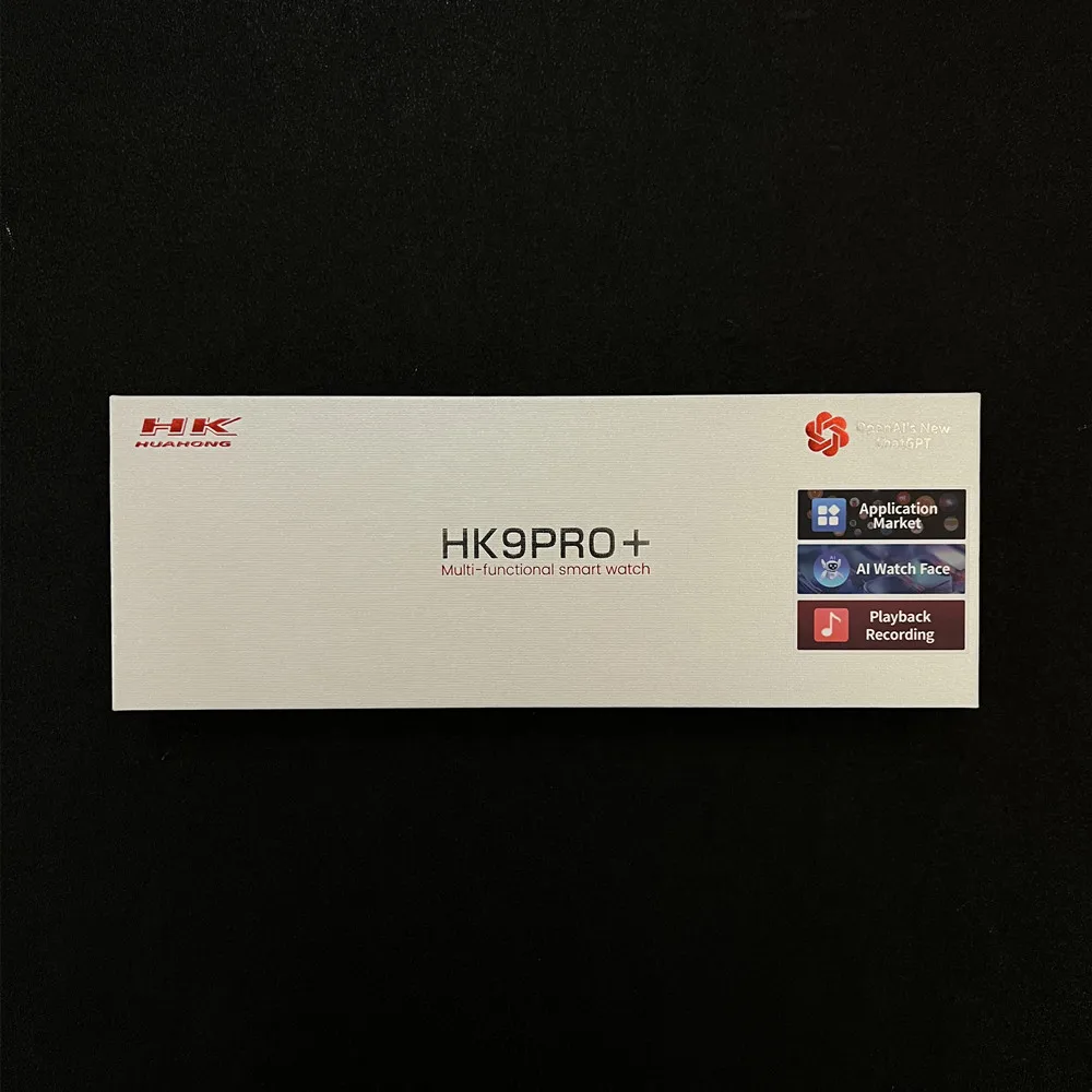 2024 New Hello Watch 3+ Smartwatch Big Screen Compass 1GB Memory Music Playback Sports Smart Watch HK9 Pro Ultra 2