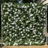 Green flower wall