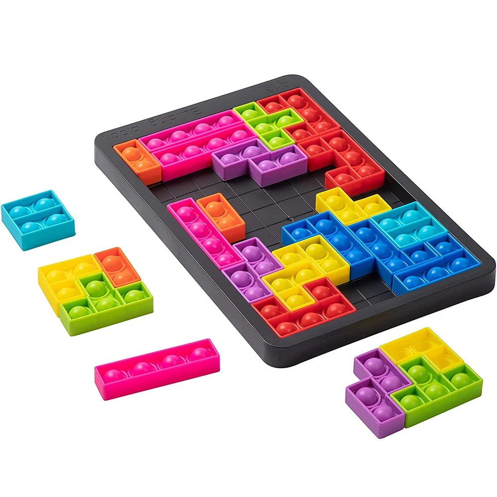 Toynk Pop Fidget Toy 27-Piece Building Block Game Puzzle