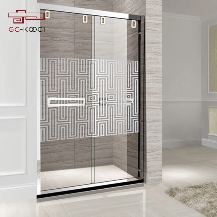Sliding Shower Enclosure Cubicle Glass Tempered Glass Modern Shower Doors Hotel Straight Sector Polished 3D Model Design 3 Years