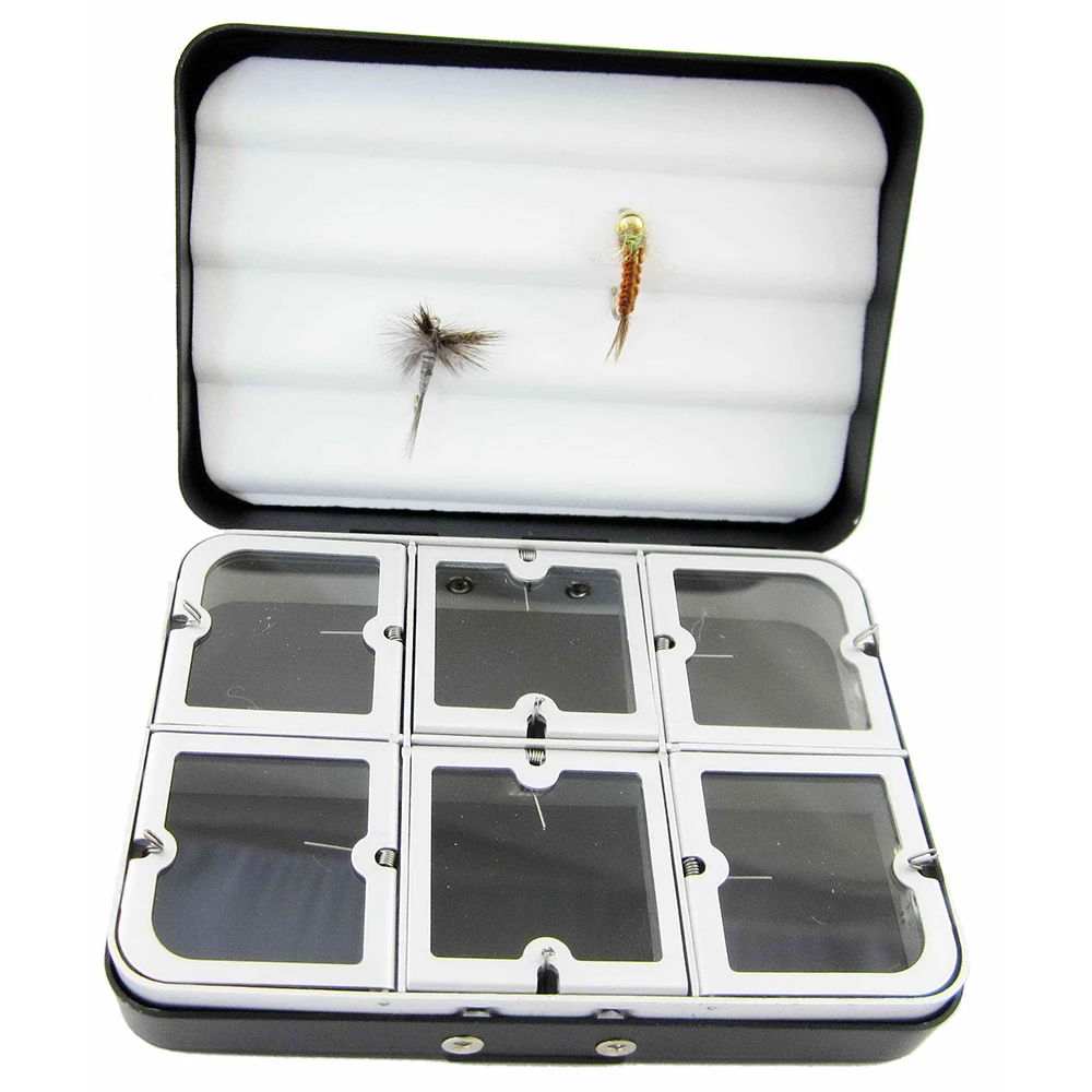 small size aluminum fly box with