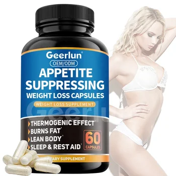 Hot Sale In Stock Belly Fat Burning Tablets Appetite Control Suppressants Improve Sleep Melatonin Pills Weight Loss Capsules