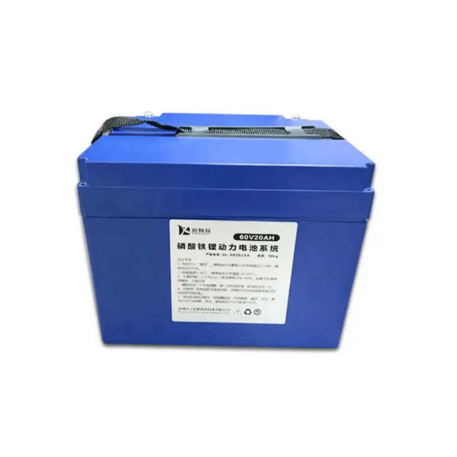 Factory whole lifepo4 battery 60v 20ah lithium iron phosphate batteries for agv vehicle