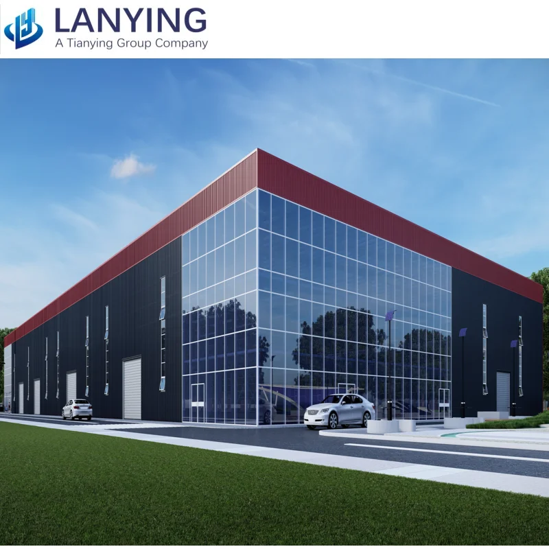 Горячеоцинкованное сборное металлическое складское здание для стальной мастерской доступное продажи