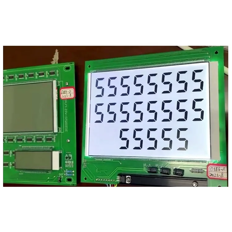 Factory Price Custom LCD 886 22 Digits Board Fuel Dispenser Panel Screen Monochrome 886 LCD Display for Fuel Dispenser Machine