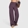 Wide Leg Pants-Dark Purple