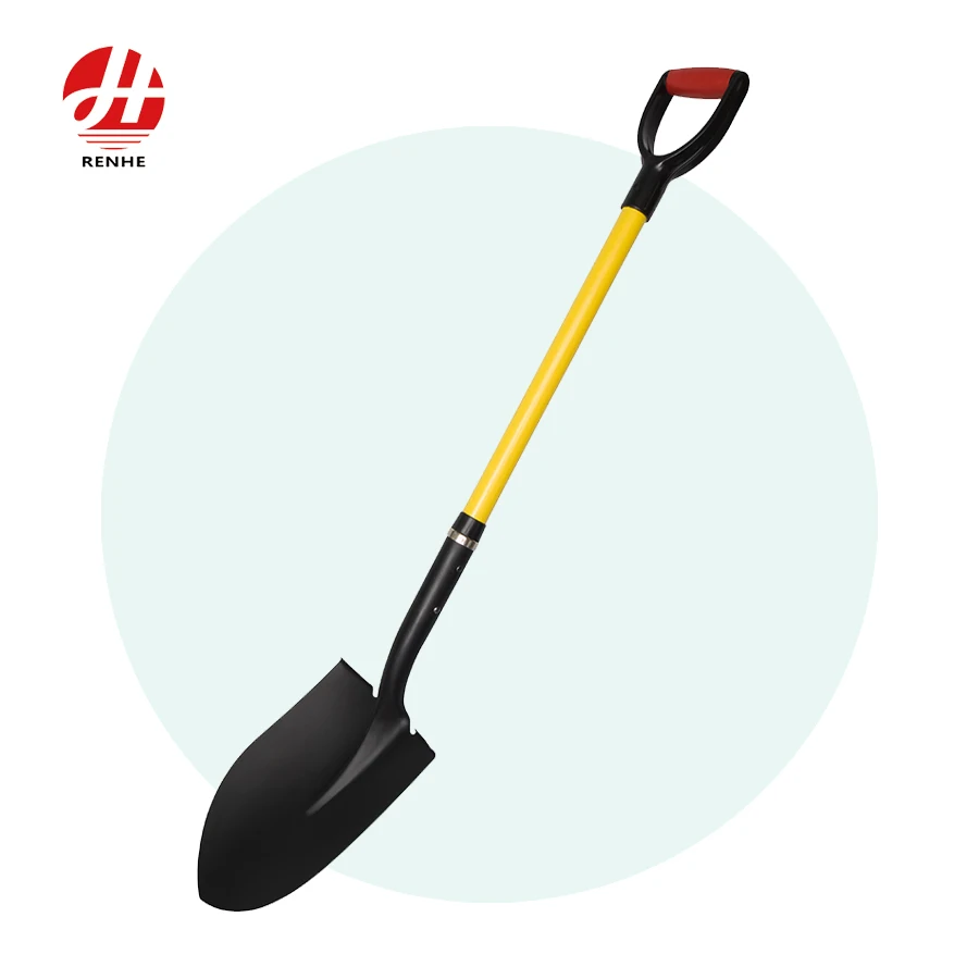 Wholesale 50MN  Multi-function  Outdoor Hand Tools Metal Camping Spade  Garden Shovel with Fiberglass Handle