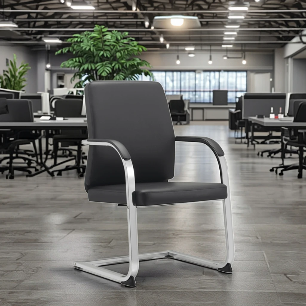 Heavy Duty Z-Back Frame Chair Cold Drawn Steel Construction Multiseam Upholstery Warehouse Seating 3