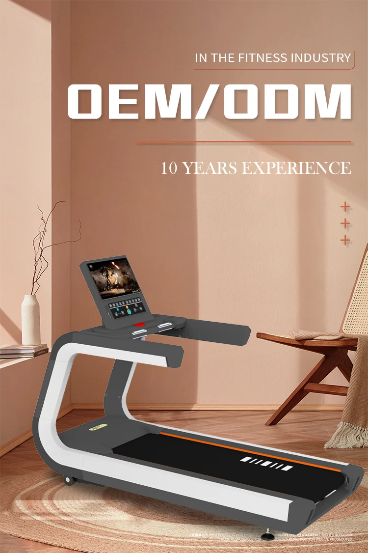 Indoor Commercial Fitness Equipment Motorized Treadmill Gym Electric