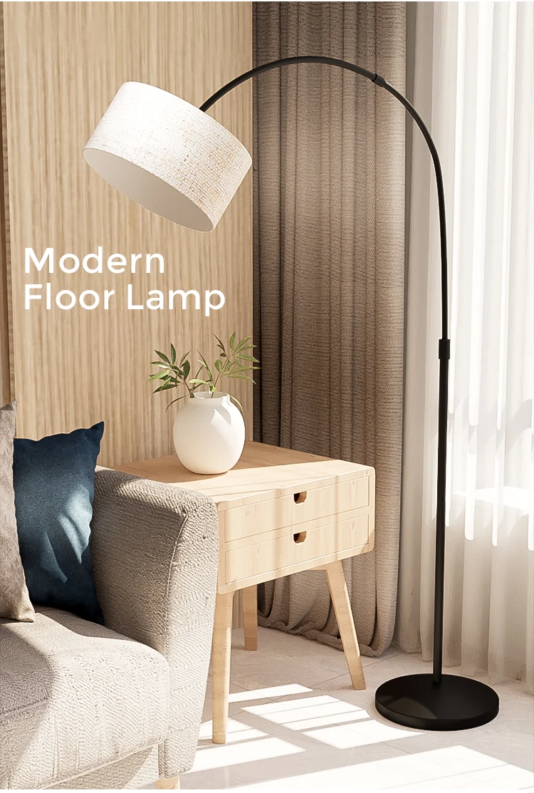 fishing floor lamp rod