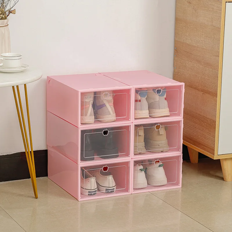 2023 Plastic Stackable Drawer Bins Containers For Sneaker Display