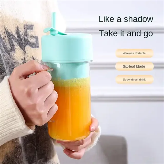 2023 New Food Processor Maker Juice Extractor Mini Portable Juicers Electric Mixer Fruit