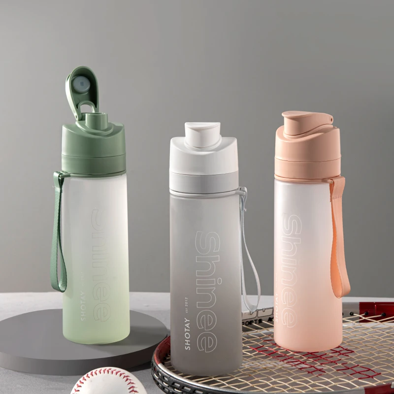 Rubber Painting Spray Water Bottle Mist Bottle Frosted 24oz 21oz Water Bottle With Gradual