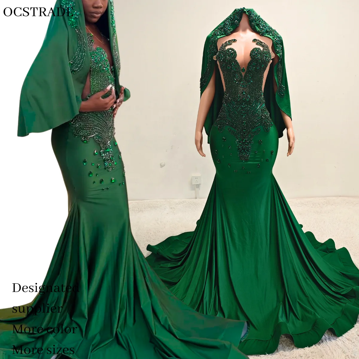 asymmetrical long dress Asymmetric One-Shoulder Split Slim Knit Long Dress main image 1