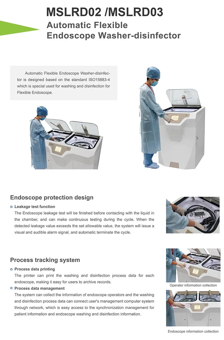 Medical 25L Self-Disinfection Automatic Flexible Endoscope Washer Disinfector Machine