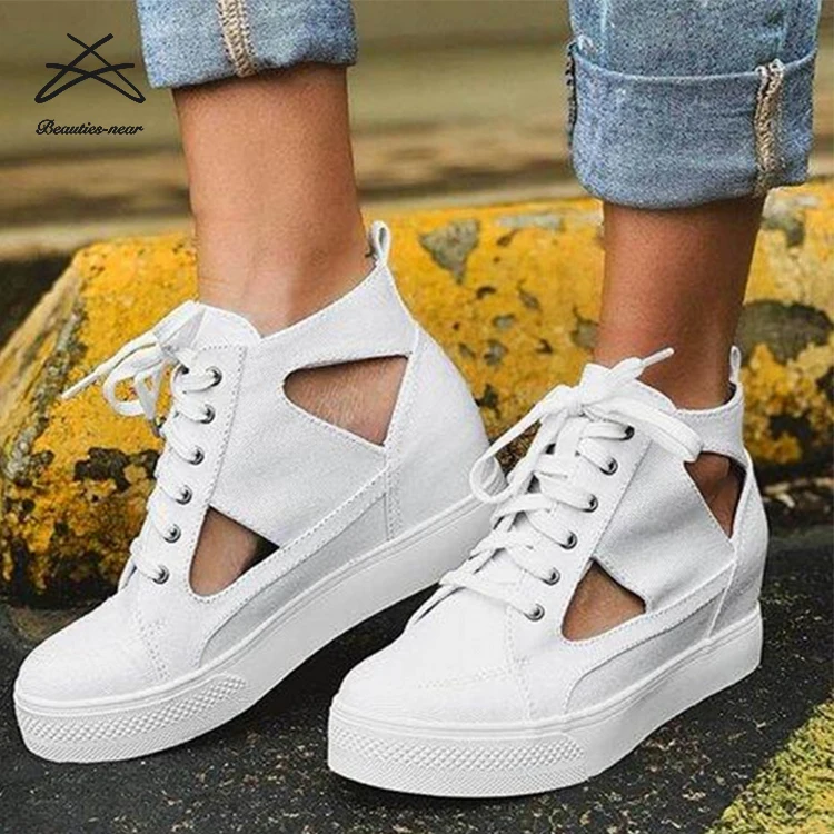 Classic Fashion Women Pu White Casual Shoes Lace Up Teenager Thick Sole  Hollow School Running Casual Shoes Ladies Sneaker Shoes - Buy Women Casual  Shoes,Sneaker Shoes,Casual Shoes Women Product on 