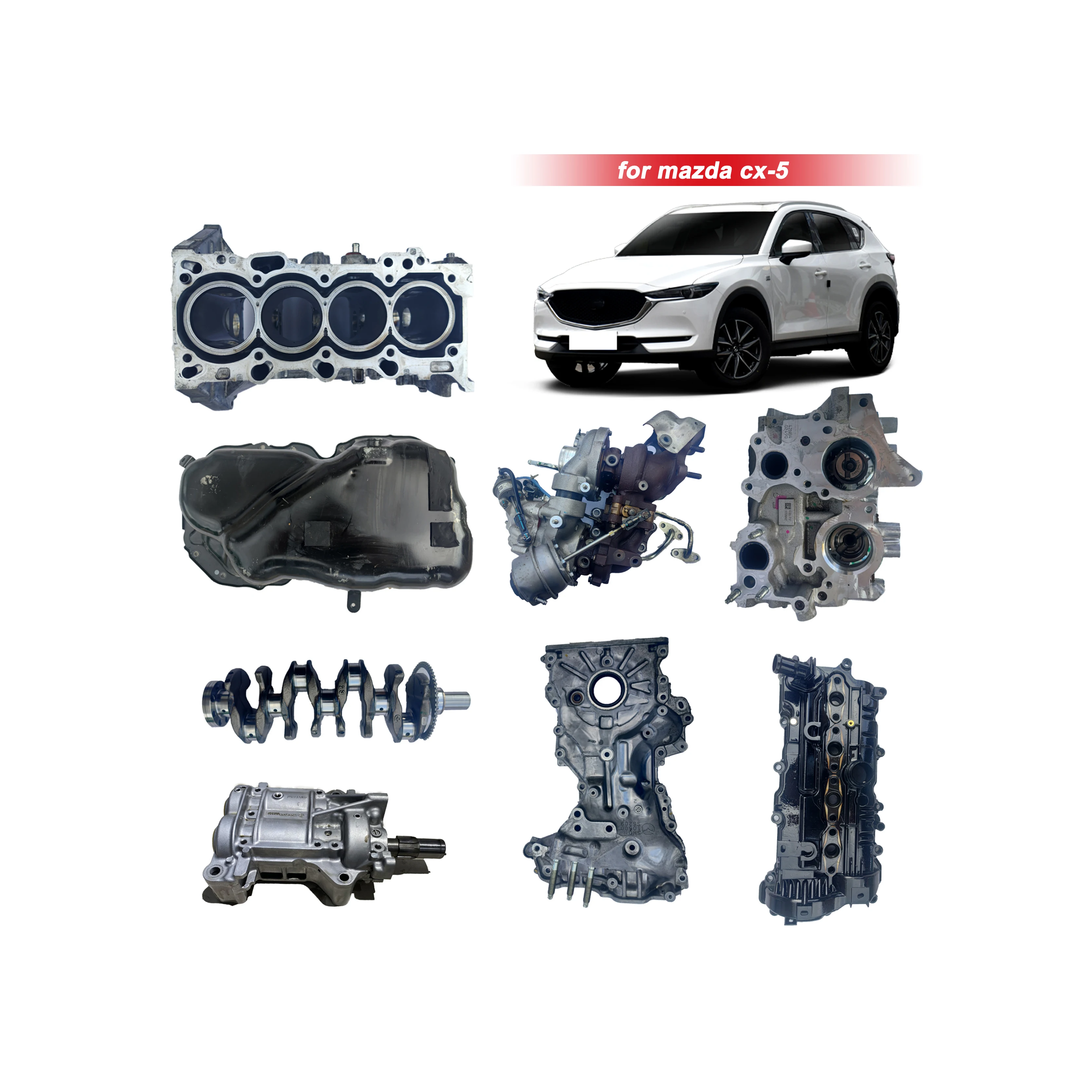 cx51達磨の型 Mazda CX5 Crankshaft Balancer - High Quality OEM SH01-11-700C