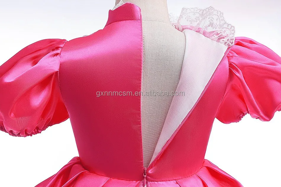 strapless open back dress Zapaka Women Hot Pink Spiral Ruffles Prom Dress with Appliques Corset Spaghetti Straps A Line Tulle Long Formal Dress, Hot Pink / US2 main image 0