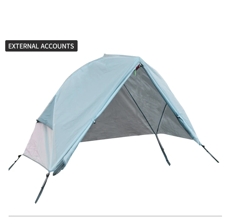 Outdoor Ultralight Single Tent Camp Bed Off The Ground Tent Aluminum
