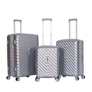 20 24 28 Inch ABS Hardside Carry-On Luggage Set 3-Piece Durable Lightweight Business Suitcase with 4 Universal Wheels & TSA Lock