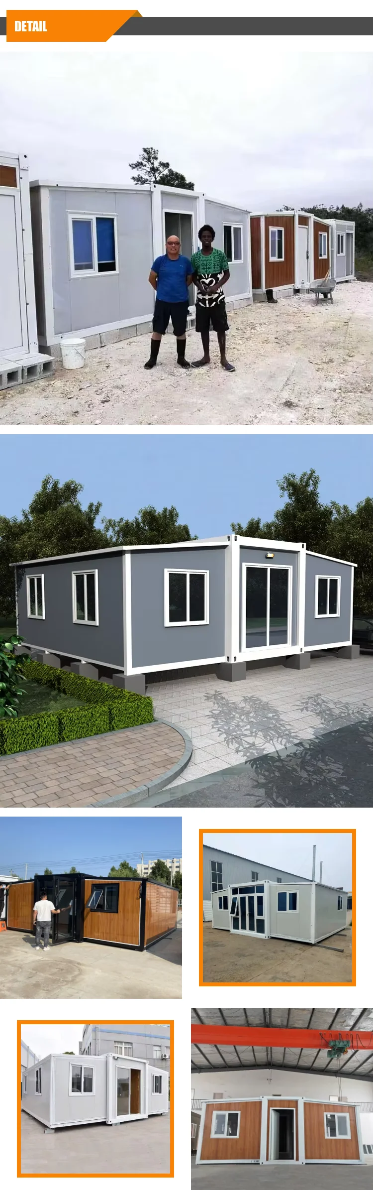 Modular Design Portable Foldable Expandable Prefab Container House ...