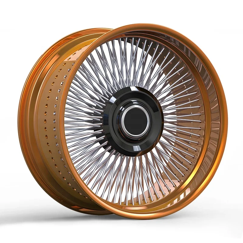 マンダリン❗️22インチホイール クラシックデザイン5x127 20in 22インチ2ピースフォルジャートワイヤー