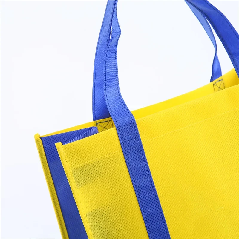 Há gæði endurnýjanlegur togpokur ekki vefnaður verslunarpokur umhverfis vinaleg PP laminated þjórsölu