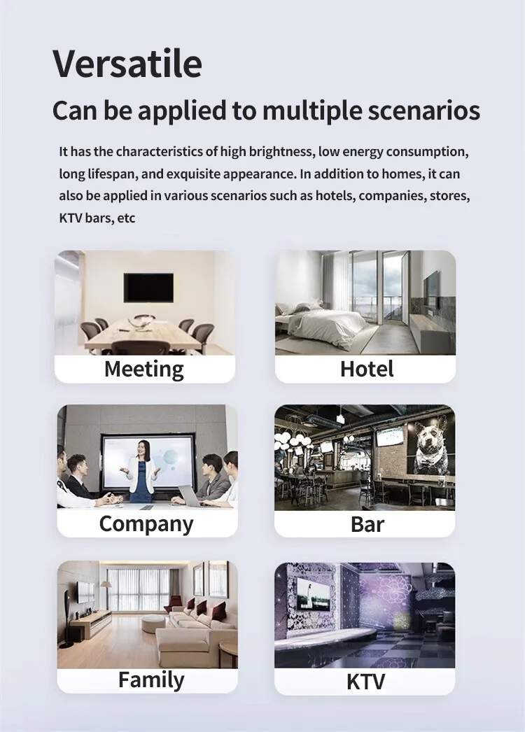 原装制造商工厂智能迷你Qled电视接受定制发光二极管32 43 50 55 65 75 85英寸2k 4k 8k安卓智能