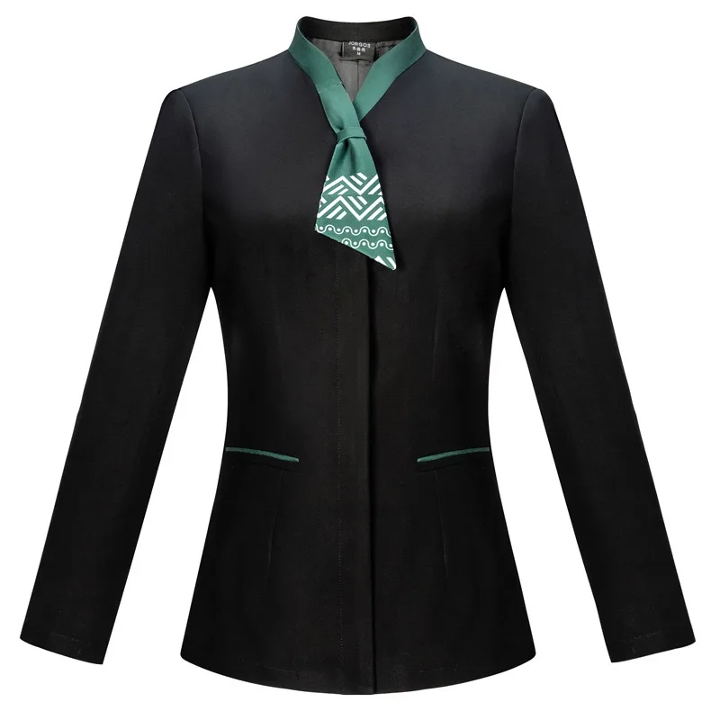 Autumn Long Sleeve Hotel Reception Uniforms Chef Jackets Oem