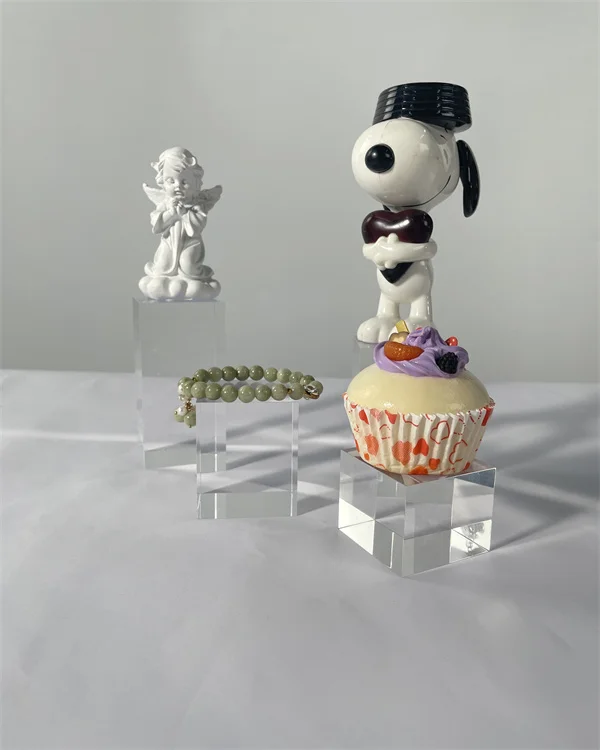 Clear Solid Acrylic Block