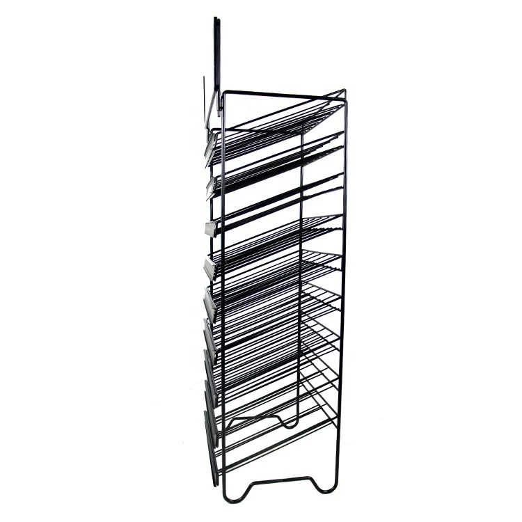RuiMei Customized Metal Powder-Coated Spray Can Display Racks Paint Tube Nail Polish Stand