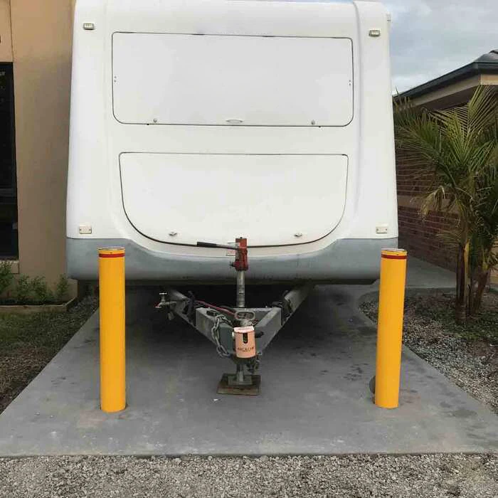 140mm Removable PadLock Traffic Barrier Yellow In-Ground Traffic Management Device factory