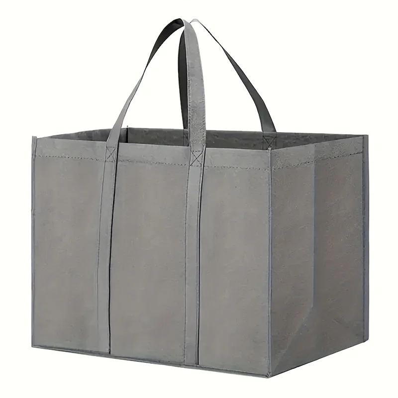 Wholesale Eco-Friendly Custom Logo Grocery Shopping Tote Foldable and Reusable Recyclable Non-Woven Blank Fabric Bag